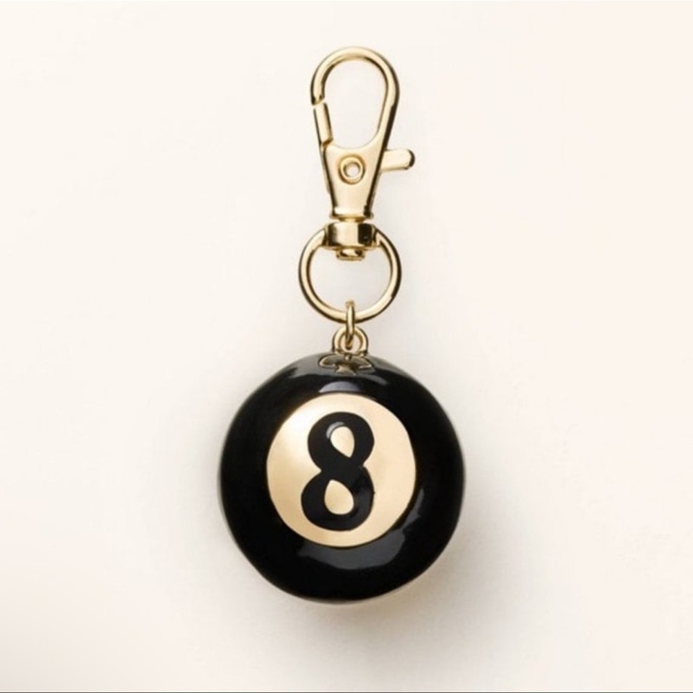 Kate Spade x Target- 8 Ball more fries bag charm